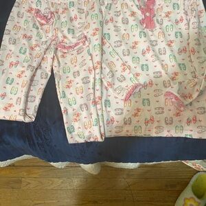 Charming Pink and White Kids Pajama Set